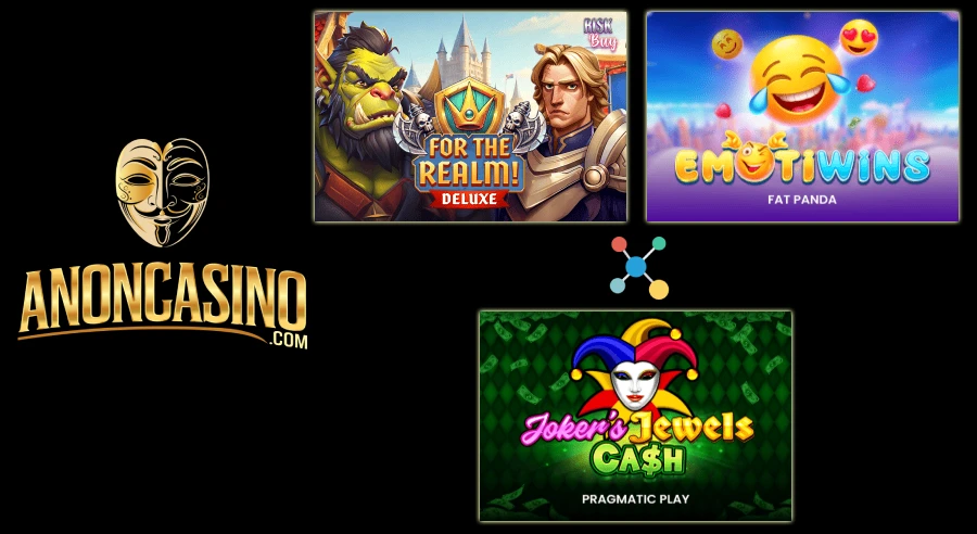 Three New Adventures Await: For the Realm Deluxe, Emotiwins, Joker’s Jewels Cash