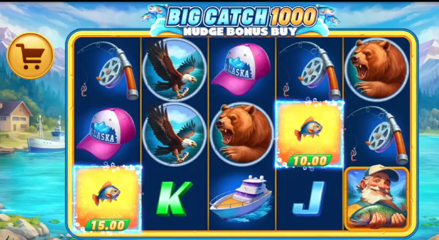 Big Catch 1000 Nudge Bonus Buy Gameplay Image