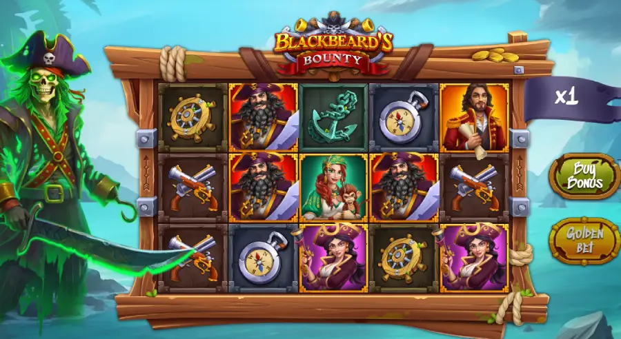 Blackbeard's Bounty Gameplay Image