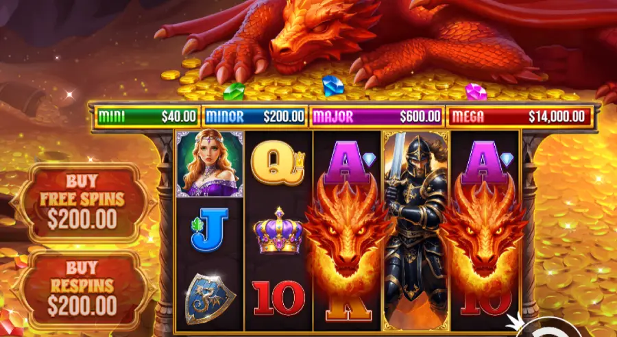 Sleeping Dragon Gameplay Image