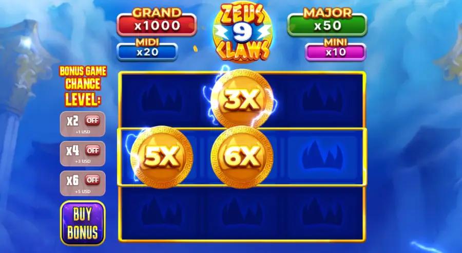 Zeus Claws Gameplay Image