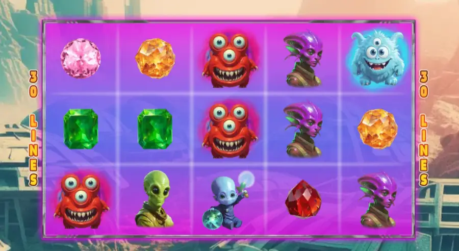 Area 51 Lock 2 Spin Gameplay Image