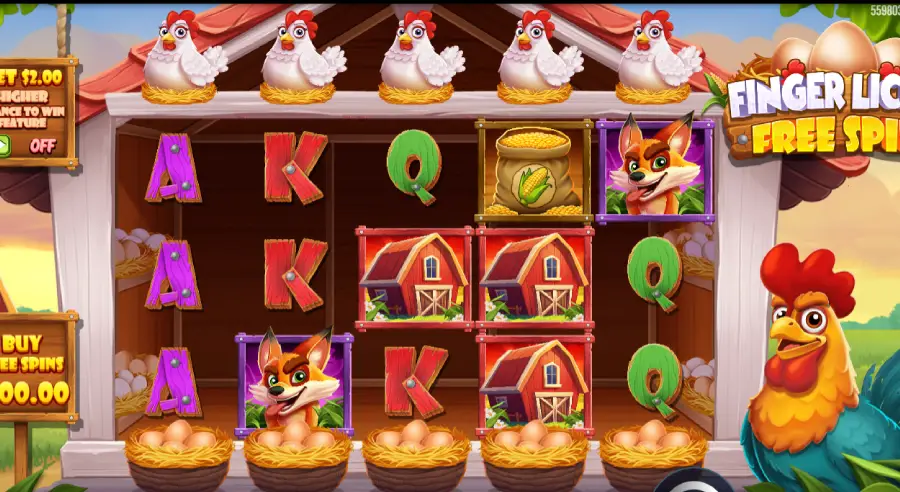 Finger Lick’n Free Spins Gameplay