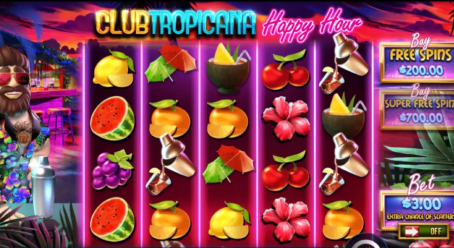 Club Tropicana – Happy Hour Gameplay Image