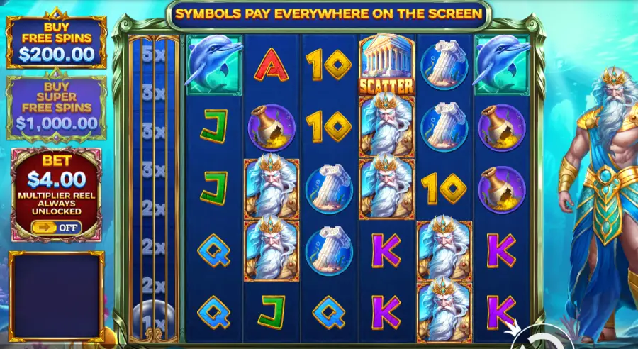 Waves of Poseidon Gameplay