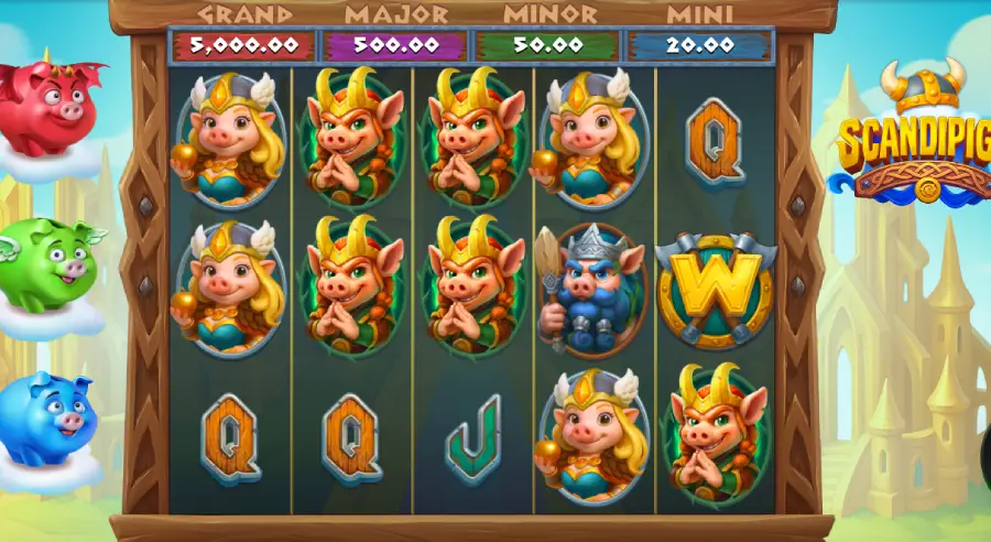 SCANDIPIGS gameplay features visual
