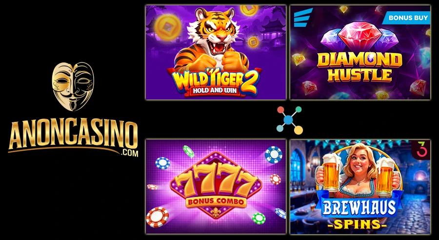 Wild Tiger 2, Diamonds Hustle, 7777 Bonus Combo & Brewhaus Spins