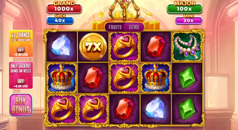 Fruits or Gems: Clawctail gameplay