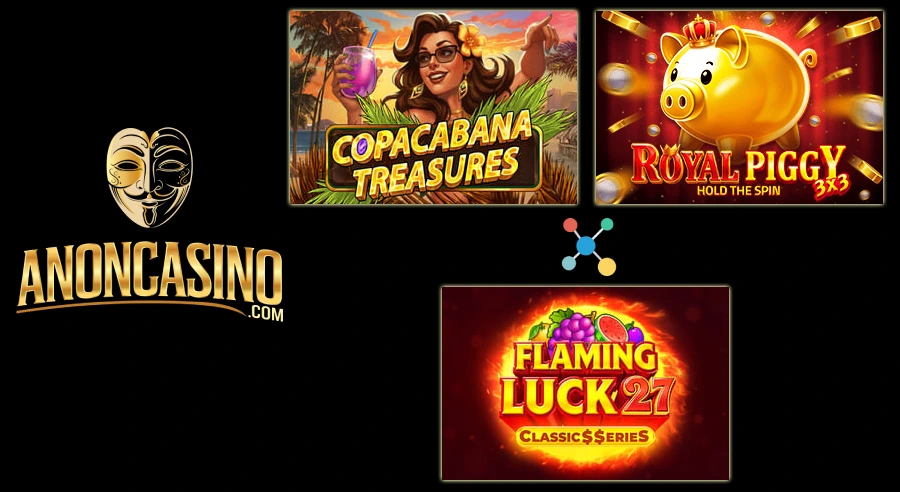 Copacabana Treasures, 3×3 Royal Piggy, Flaming Luck 27:Classic$$erieS