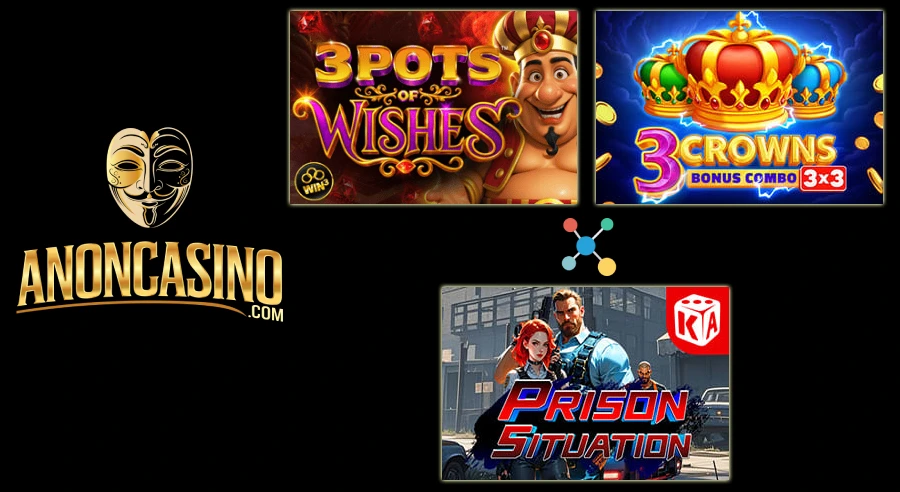 3 Pots of Wishes, 3 Crowns Bonus Combo, Prison Situation New Slots